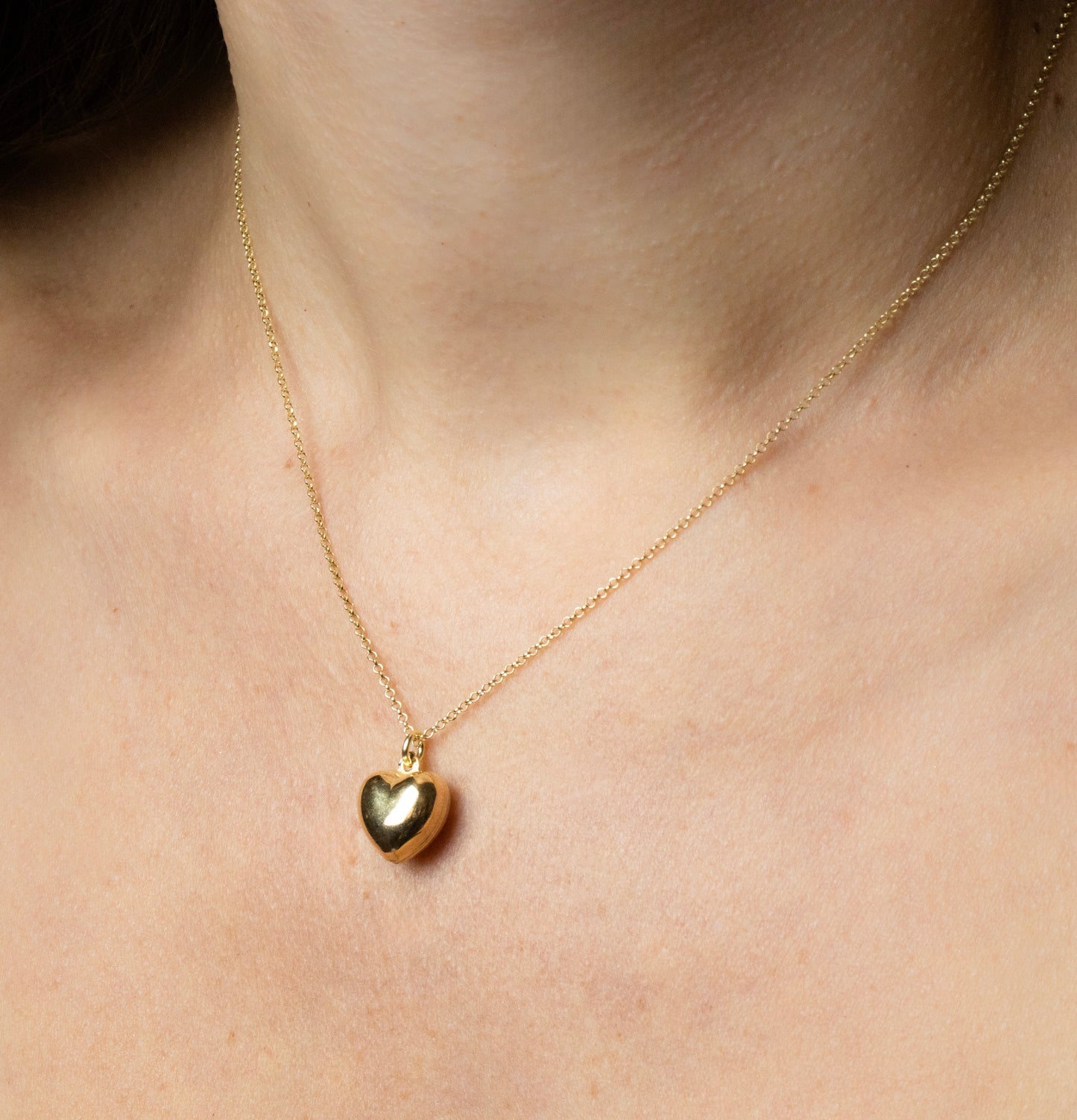 COLLANA CUORE BOMBATO