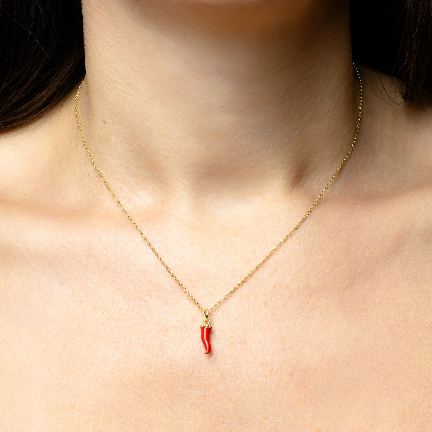 COLLANA CORNINO ROSSO