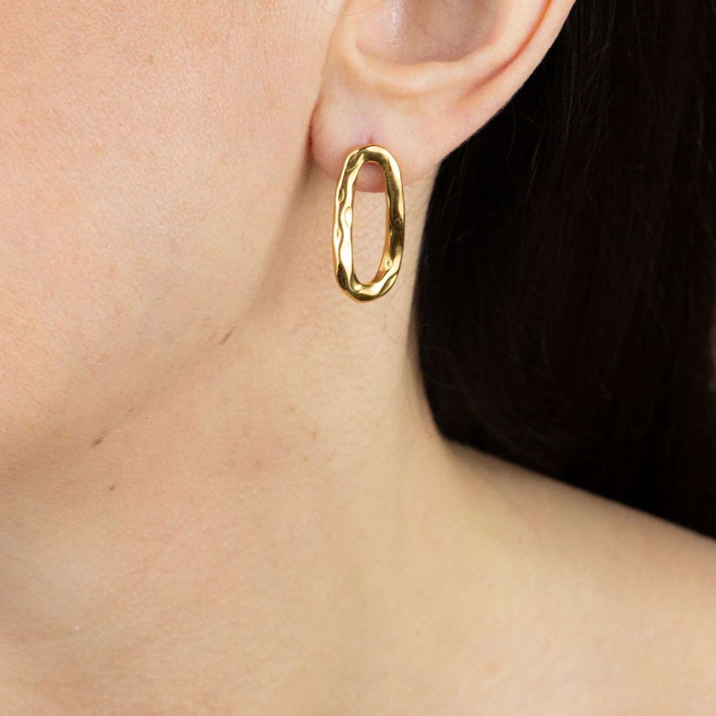 ORECCHINI OVAL placcato oro