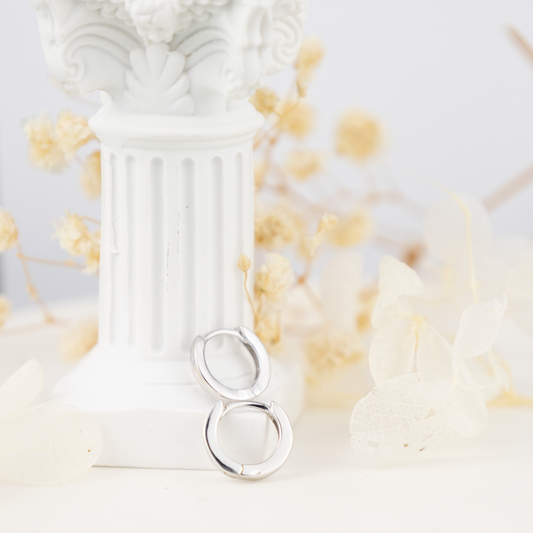 ORECCHINI ANELLO argento