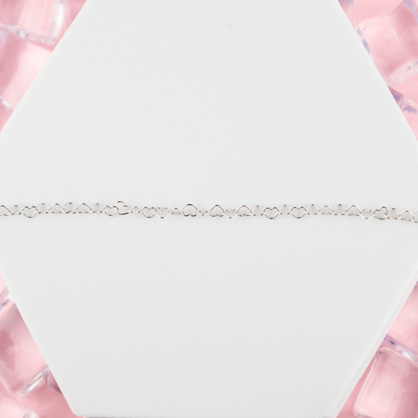 BRACCIALE CUORICINI argento