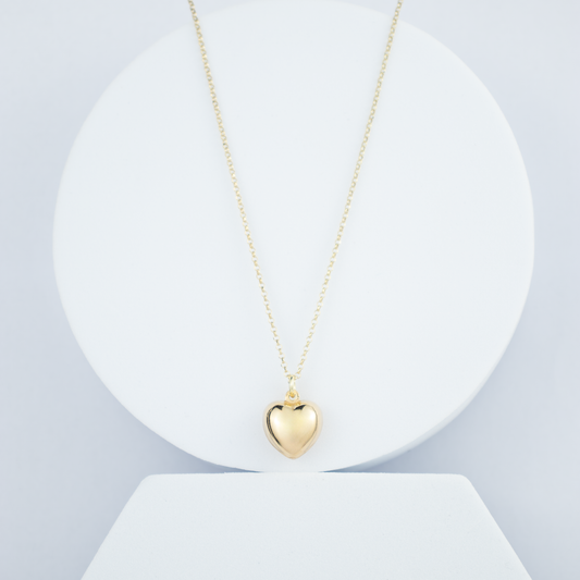 COLLANA CUORE BOMBATO