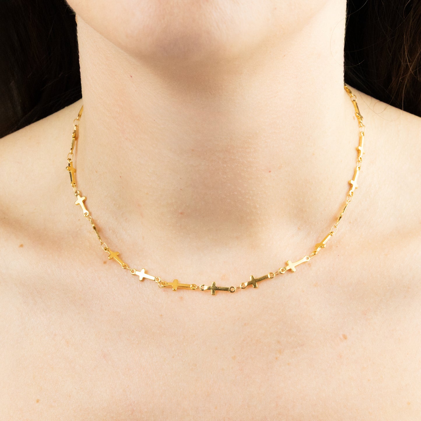 COLLANA GIROCOLLO CROCI