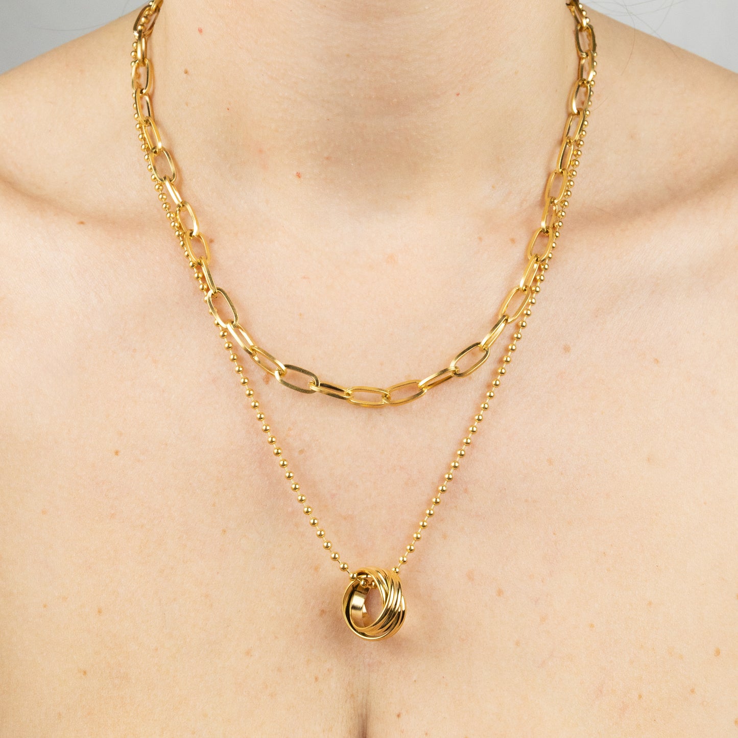 COLLANA DOUBLE RING
