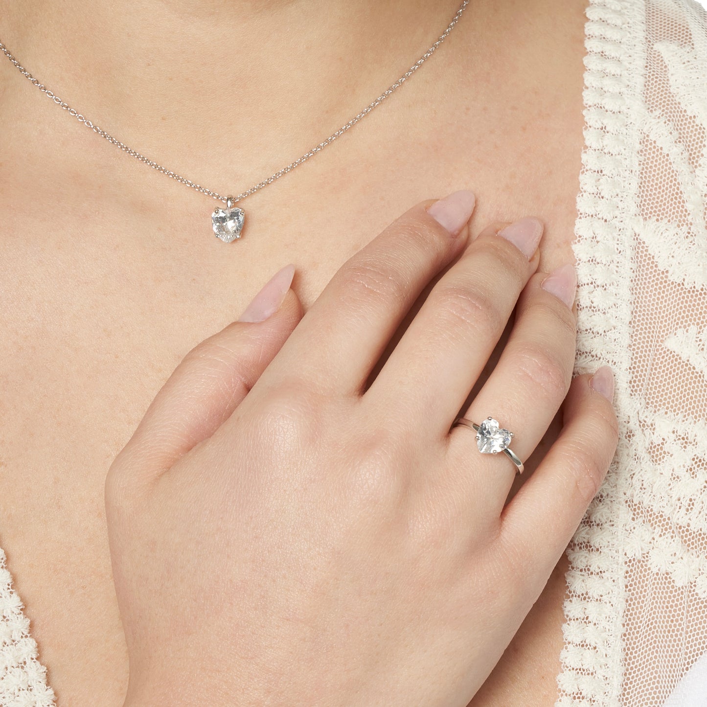 ANELLO CUORE argento