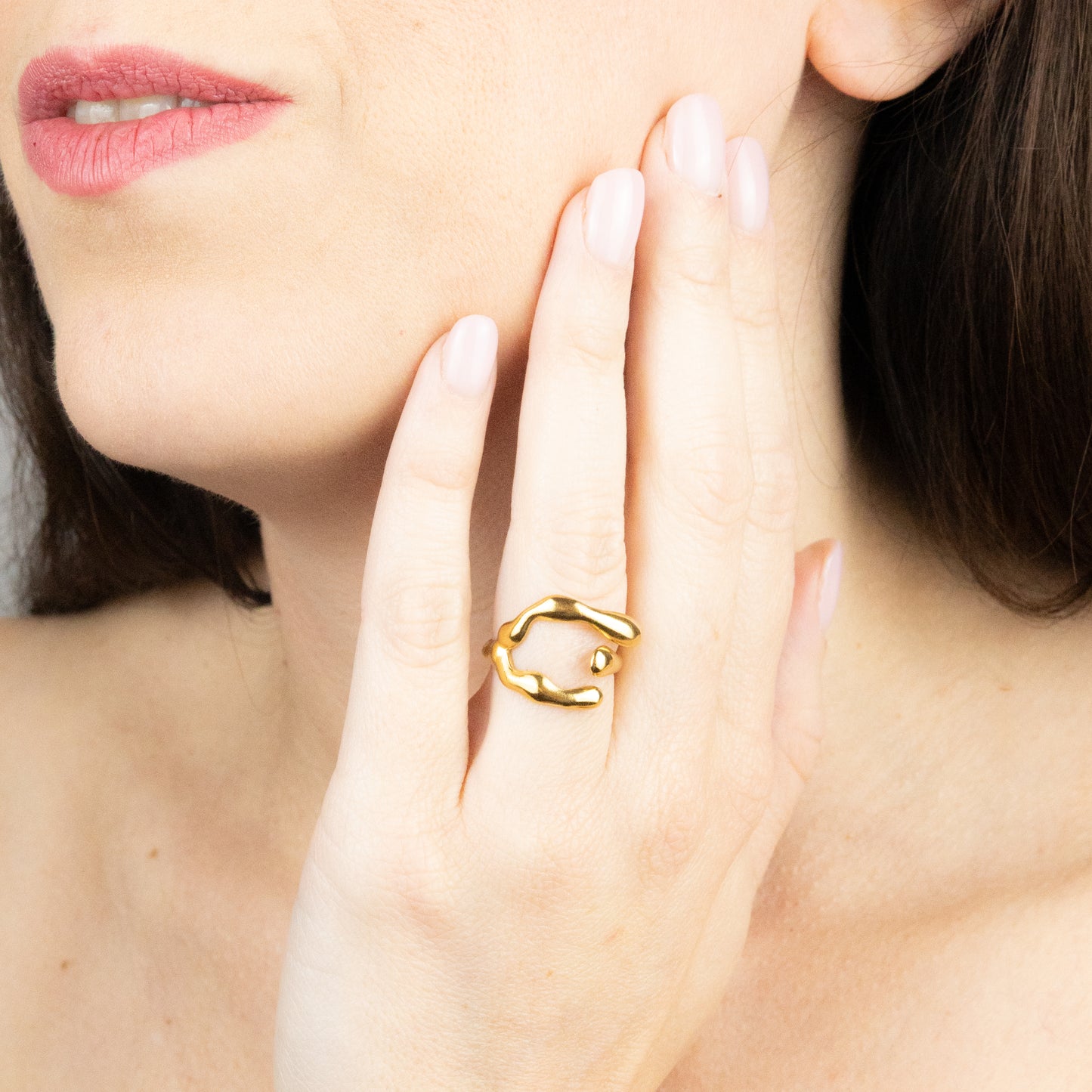 ANELLO ARTIST placcato oro