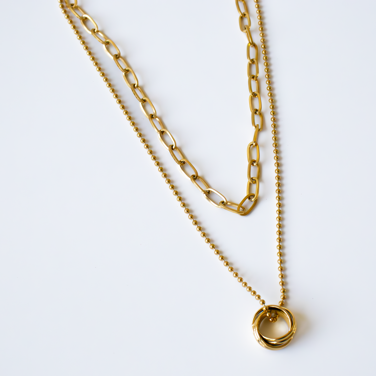 COLLANA DOUBLE RING