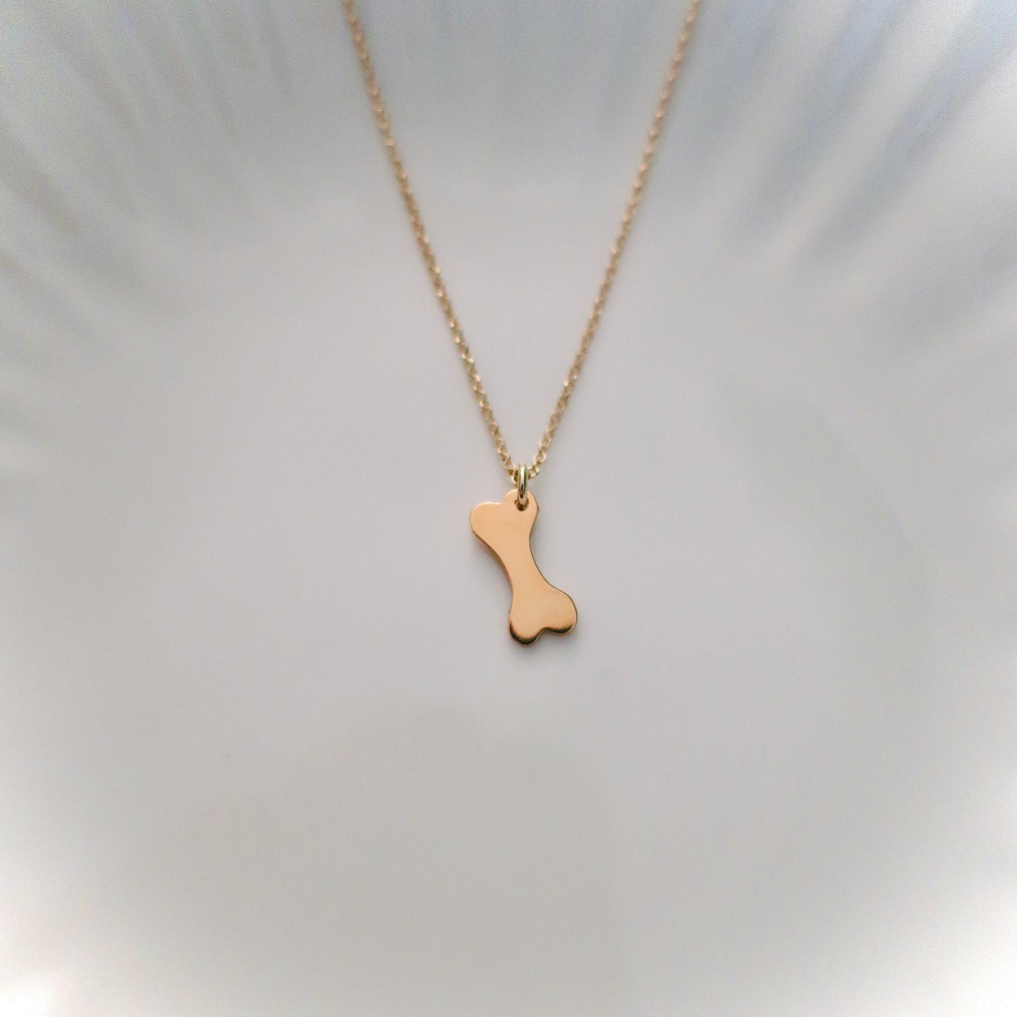 COLLANA OSSO placcata oro