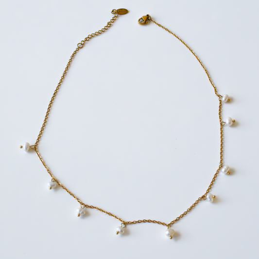 COLLANA GIROCOLLO PERLE