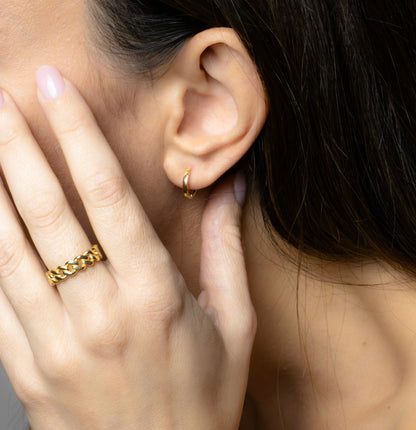 ANELLO GROUMETTE placcato oro