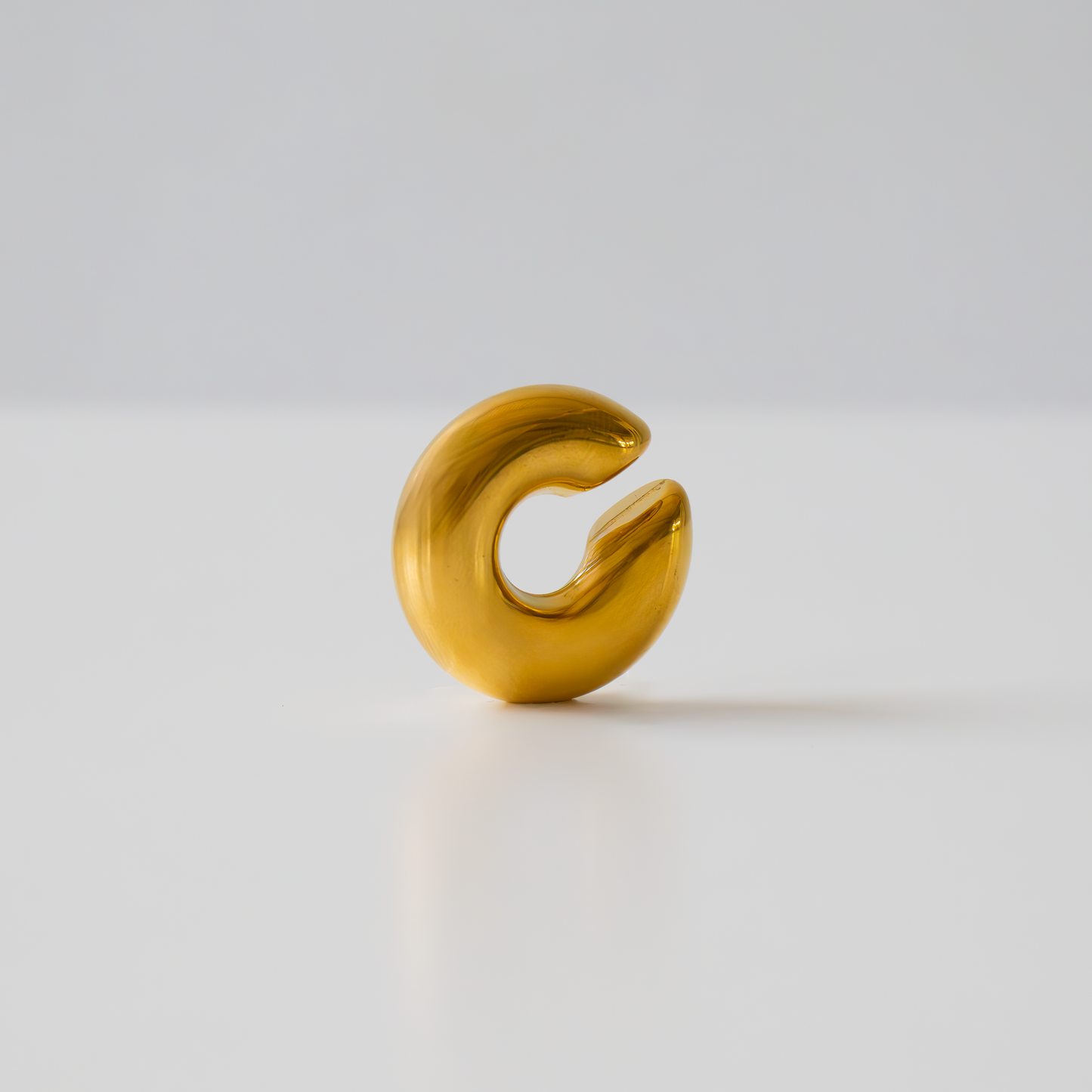 ORECCHINO CUFF LISCIO placcato oro