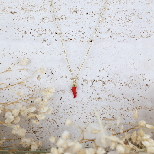 COLLANA CORNINO ROSSO