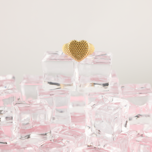 ANELLO CUORE 3.0 placcato oro