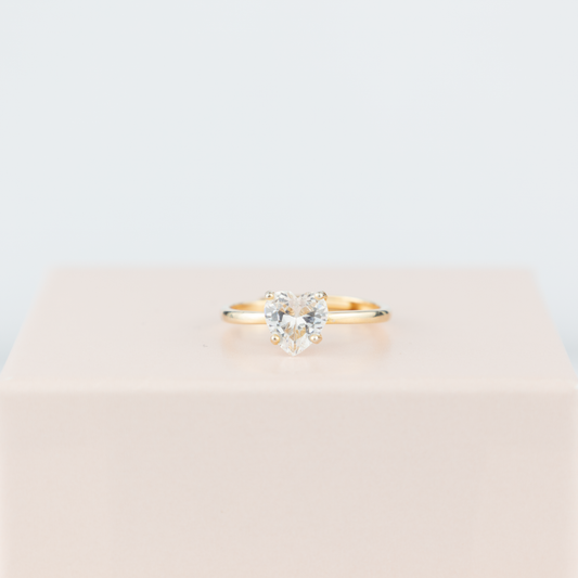 ANELLO CUORE placcato oro