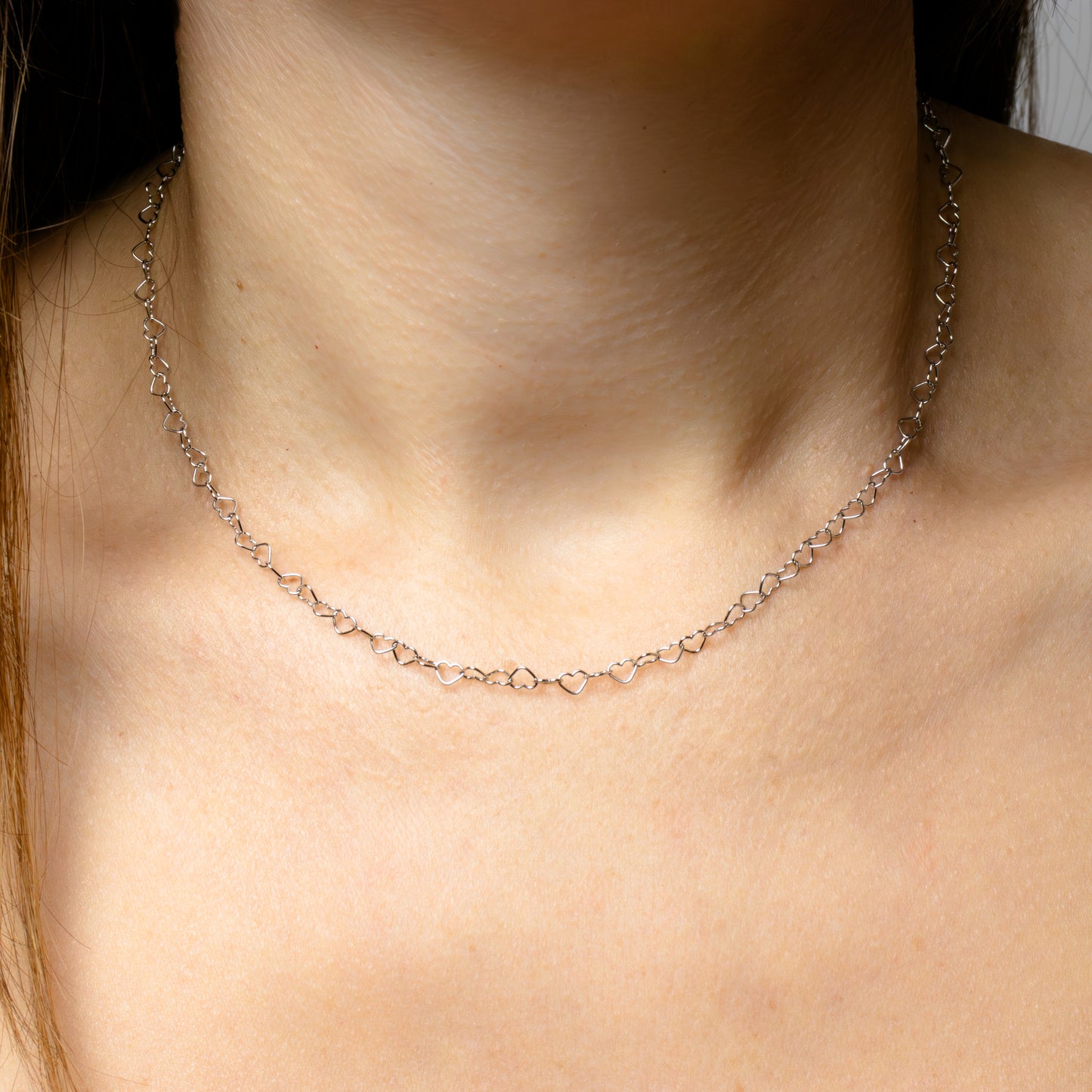 COLLANA CUORICINI argento