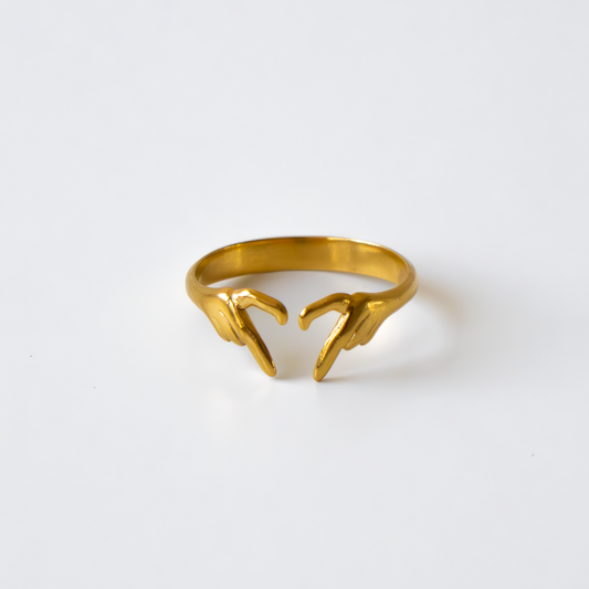ANELLO CUORE GEN Z placcato oro
