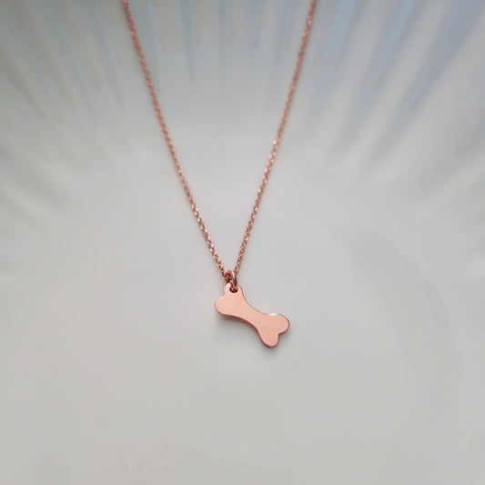 COLLANA OSSO placcata oro rosa