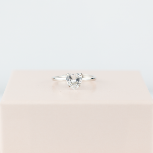 ANELLO CUORE argento