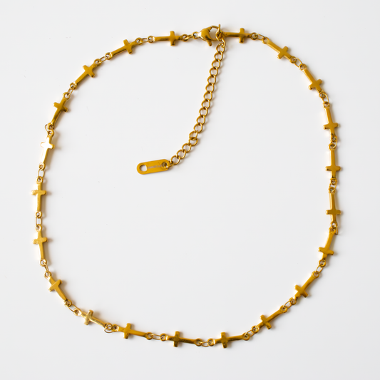 COLLANA GIROCOLLO CROCI
