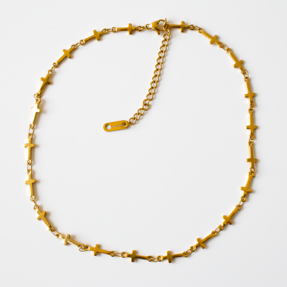 COLLANA GIROCOLLO CROCI