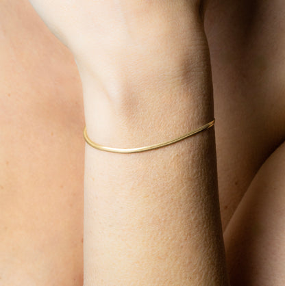 BRACCIALE SNAKE placcato oro