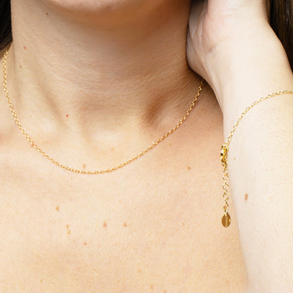 COLLANA EASY ROLÒ placcata oro