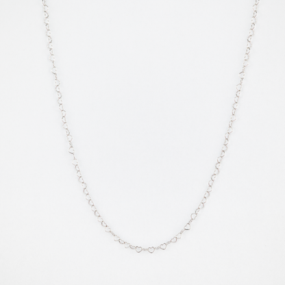 COLLANA CUORICINI argento