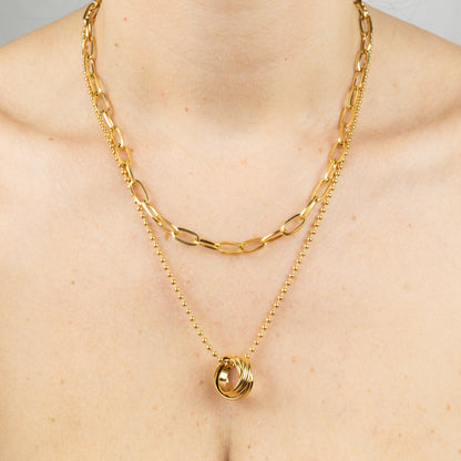 COLLANA DOUBLE RING