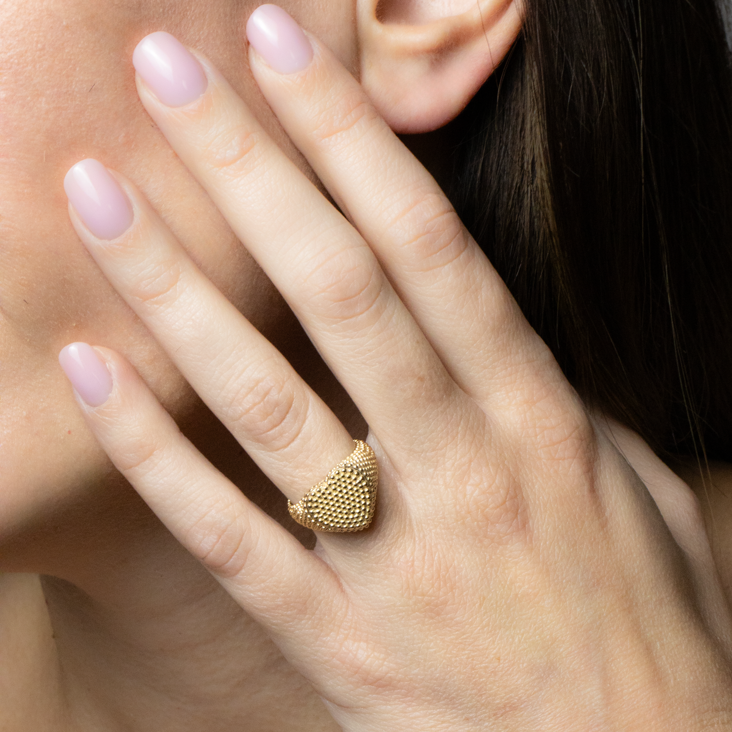 ANELLO CUORE 3.0 placcato oro