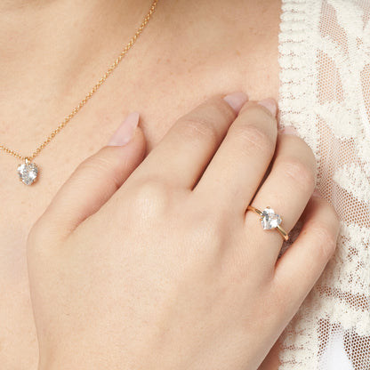 ANELLO CUORE placcato oro