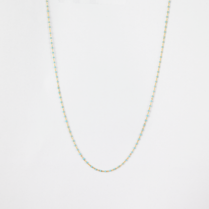 COLLANA SMALTINI AZZURRI