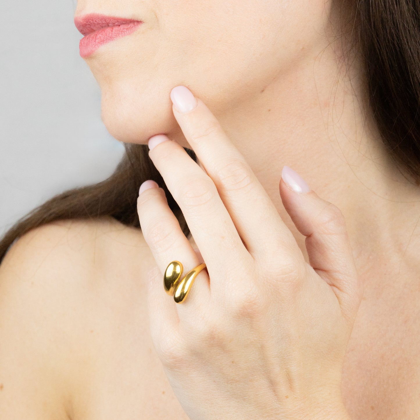 ANELLO ABBRACCIO placcato oro