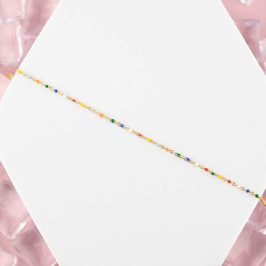 BRACCIALE SMALTINI MULTICOLORE