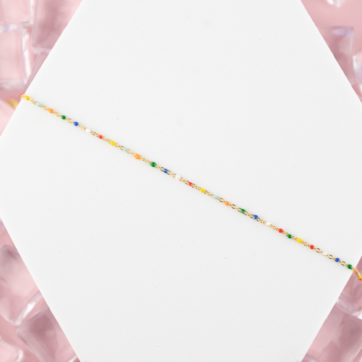 BRACCIALE SMALTINI MULTICOLORE