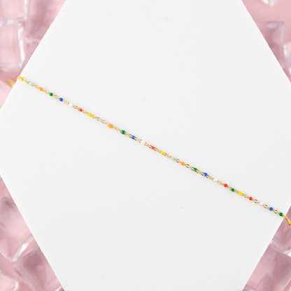 BRACCIALE SMALTINI MULTICOLORE