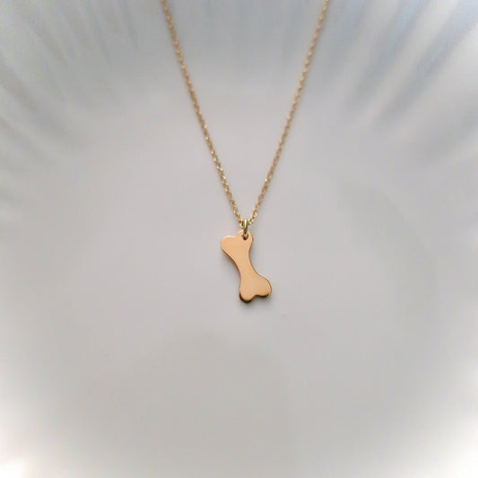 COLLANA OSSO placcata oro