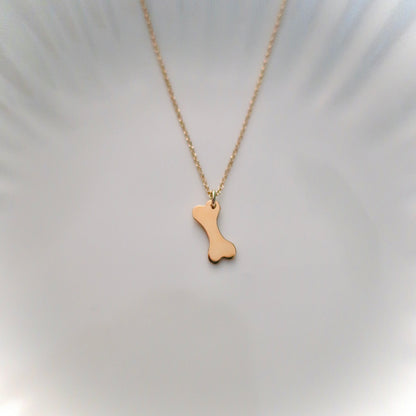 COLLANA OSSO placcata oro