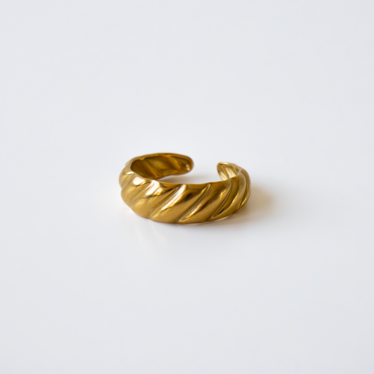 ANELLO BRIOCHE placcato oro