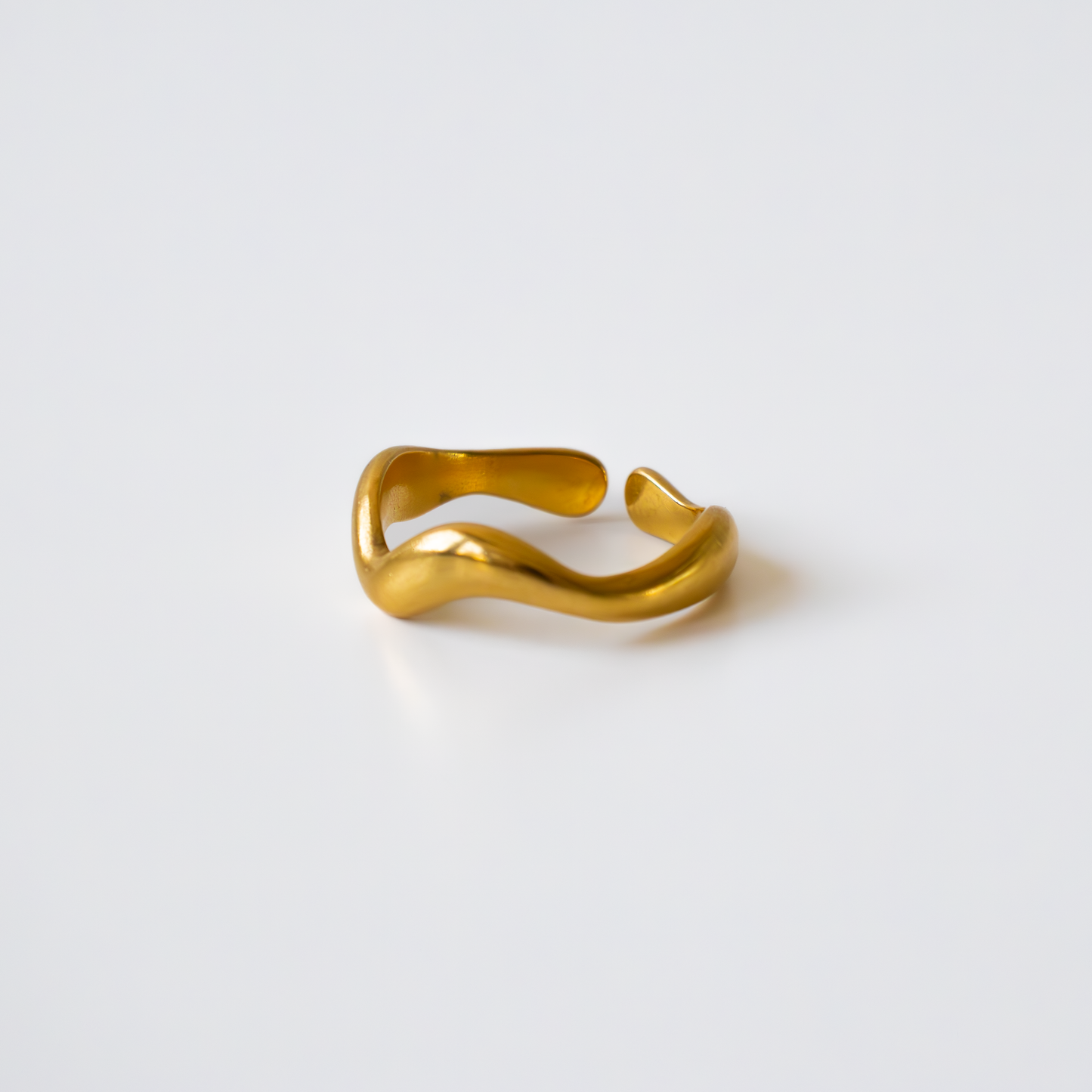 ANELLO FEDINA ONDULATA placcato oro