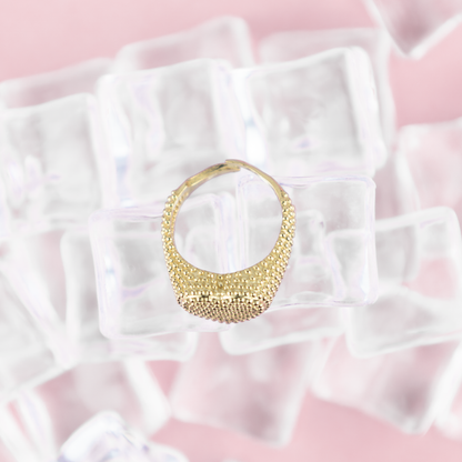 ANELLO CUORE 3.0 placcato oro