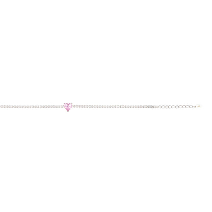 BRACCIALE CUORE ROSA